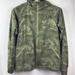 Women’s Rare Lululemon Small Green Camo Hooded Jacket Size undefined Photo 0