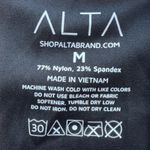 Alta Kenzie Two Pocket Scrub Top Royal Blue Size Medium Women’s Uniform Nurse Black Photo 4