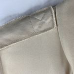 Rachel Roy  Size M Tunic Long Blouse Beige Sleeveless V-neck Tie Front Peplum Photo 6