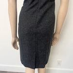 Halogen [] Charcoal Gray Wool Tweed Sheath Dress Knee Length Workwear Office Sz 6 Photo 6