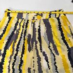 Kenneth Cole New York Women's Abstract Print A Line Silk Skirt Size S P Yellow Photo 4