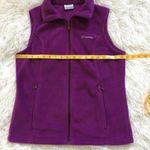Columbia Benton Springs full zip Women’s sweater Vest in Plum Purple size Small Photo 4