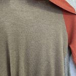 Soft Surroundings  Cardigan Asymmetrical High Low Red Brown Gray Wool Photo 1