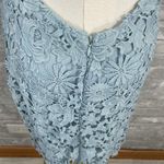 Lulu's Romance Language Light Blue Backless Lace Dress Size L Photo 4