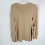 Chico's  Cashmere‎ Cheetah Embroidered Long Sleeve Sweater Size XL Animal Print Photo 7