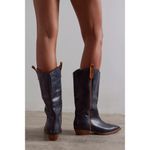 Free People NWT We The Free Montage Tall Boots Washed Black Size 8.5 / 38.5 Photo 2
