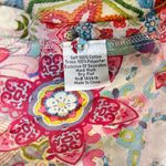 Johnny Was $458 NWOT  Embroidered Irregular Asymmetry Floral Midi Shirt Dress S Photo 11