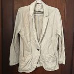 Free People Simply Perfect Blazer Natural Linen Size XS Photo 1
