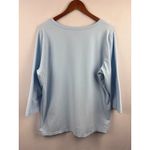 Women’s D&Co. XL Light Blue Long Sleeve Shirt Photo 2