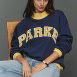 PARKE  Crewneck Vintage Varsity Sweatshirt Photo 0