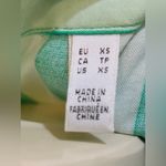 striped maxi shirt dress in green Size XS Photo 5