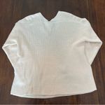 Everlane  Women’s Sweater Lightweight Cotton Slouchy V-Neck Sweater Size L NEW Photo 5