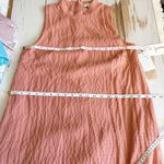 Nordstrom  Sleeveless Seersucker Maxi Dress Pink Desert Size Small Photo 9