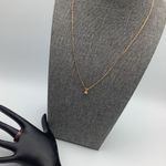 Vintage Cute Small Black Gemstone Pendant Necklace 18.5” & Cloisonné Ring Multiple Photo 0