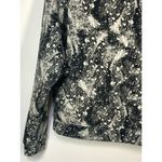 Eleven Paris -3. Women's Abstract Print Long Sleeve Sweatshirt Black Size Small Photo 4