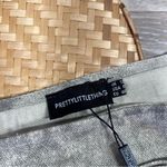 Pretty Little Thing Nwt  grey washed twill cargo‎ micro mini skirt Photo 7