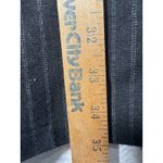 New York Company Women Small Black Striped Button Up Side Slit Dress Photo 11