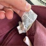 Madewell 9” High Riser Skinny Pants 25 Berry Red Preppy High Waist Stretch Jeans Photo 10