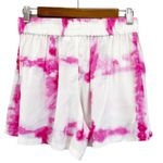 Calia Shorts Womens XS High Rise Watercolor Tie Dye Pink White Coverup Shorts Photo 3
