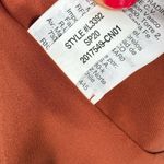 Madewell Smocked-Waist Mini Dress in Inkspot Dots Rust Brown Size Small Photo 8