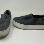 Vince Women's Warren Gray Felt Rubber Platform Slip On Sneakers Shoes 9M Photo 1