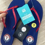 REEF  Bliss x MLB Beach Please Flip Flop Texas Rangers NWT Size 9 Memorabilia Photo 8