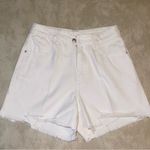 Princess Polly  White High Waist Shorts Photo 4