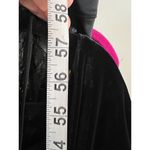 Badgley Mischka  Black Velvet Off Shoulder Long Sleeve Evening Gown Size 4 Photo 5