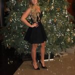 Honey Punch  Black Strapless ALine Dress Photo 7