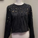 ALLSAINTS BLACK ANIMAL PRINT SWEATSHIRT Photo 0