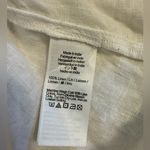 J.Crew Linen Bungalow Popover Linen Top White Size M Photo 3