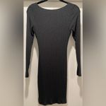 Princess Polly NWT  Molley Black Ribbed Double Cut-Out Long-Sleeve Mini Dress - S Photo 16