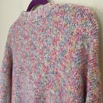 SheIn Colorful Crewneck Marled Knit Boxy Sweater ~ Women’s Size Large Photo 11