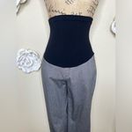Motherhood Maternity Women’s Stretch Gray Secret Belly Straight Pants Sz Large Photo 3