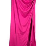 Area Stars Nikki Ruched Slit Maxi Skirt in Fuchsia M NIB Pink Size M Photo 0