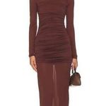 NWD L’Acadamie Alma Dress in Brown size XS Photo 0