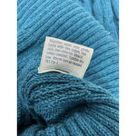 st. john's bay Womans St John’s Bay Teal V Neck Cable Knit Pullover Long Sleeve Sweater XXL Photo 4