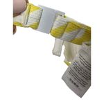 ONIA  Yellow Honey Houndstooth Johanna Bikini Bra Top Women's Large New $95 Photo 6