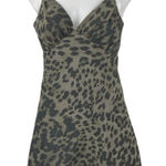 Topshop NEW  Multicolor Leopard Animal Print Sleeveless Cami Mini A-line Dress 2 Photo 0