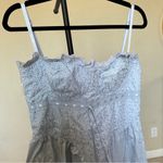 House Of CB 'Jaime' Soft Blue Broderie Anglais Midi SunDress NWOT size L Photo 6