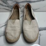 Clarks Women's Neutral Canvas Espadrille Danelly Sky Slip-On Comfort Shoes Sz 9 Photo 1