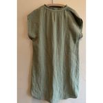 H&M NWT Muslin Dress 100% Cotton Khaki Green Gauzy Size Small Boho Beachy New Photo 6
