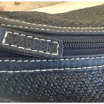 Ralph Lauren Lauren  Hobo Bag Womens Large Black Straw Shoulder Purse Work Office Photo 5