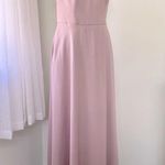 David's Bridal David’s Bridal Dusty Rose One Shoulder Prom Dress Photo 2