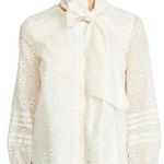 Tory Burch  | Hayden Tie Neck Blouse In Daisy Photo 1
