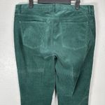 Talbots  Womens Size 12 Straight Leg 5 Pocket Corduroy Pants Emerald Green Photo 3