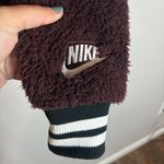 Nike  NSW Sportswear Sherpa Wolf Bomber Teddy Zip Up Jacket Photo 3