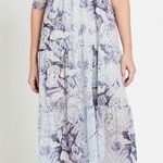 BAUM UND PFERDGARTEN Jones Dress in Lilac Rose Tattoo Sz XS Photo 0