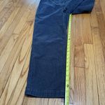 Jenni Kayne  Cotton Corduroy Ranger Straight Leg Trouser Pants Dark Gray Size 6 Photo 8