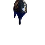 Adrienne Vittadini  Size 9.5 Black Patent Peep Toe Heels With Cutout Design Photo 5